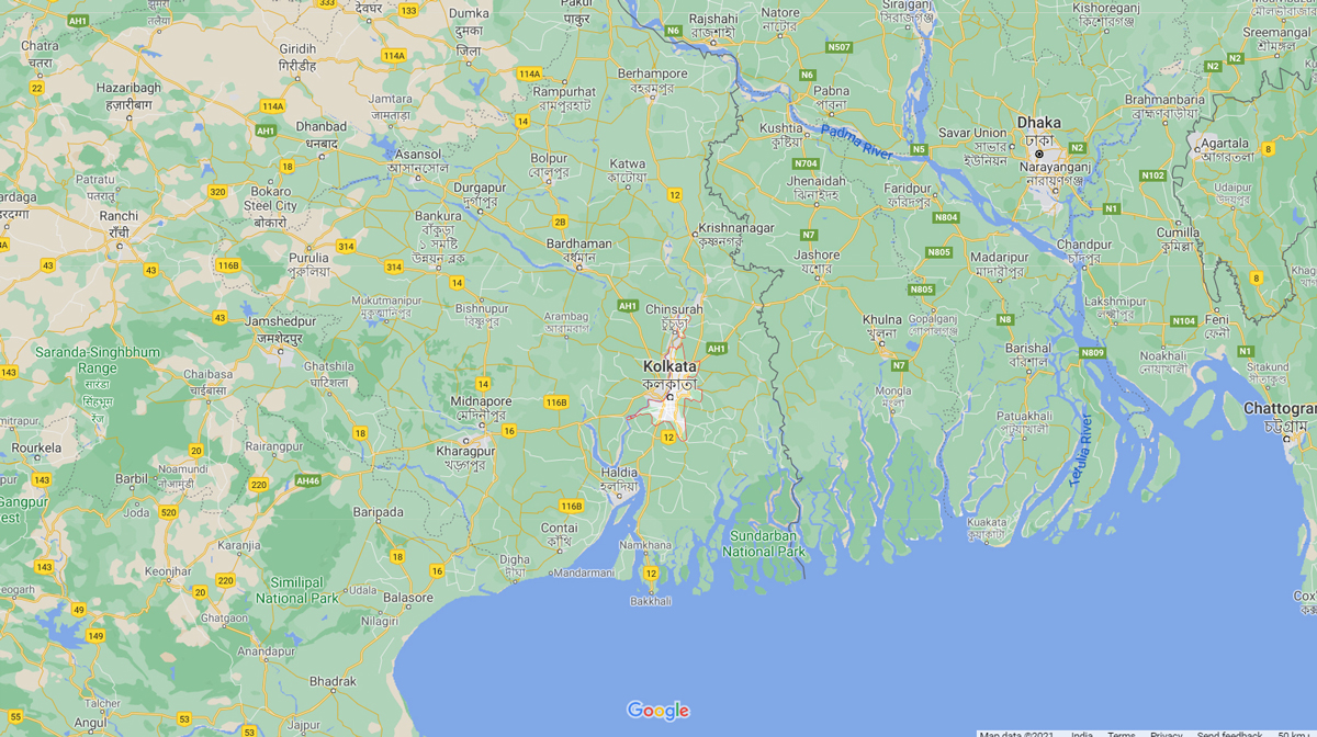 WTC Kolkata Location Map